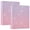 Purple Pink Star Sky, variant on Haosy Hardcover 3 Ring Binder 1.5 Inch Ring Decorative Binder Organizer for Home School Office, Pink Purple Blue Marble