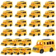 thumbnail image 1 of Autobús escolar de juguete Blueweenly Mini, 9,9 cm, plástico amarillo, 48 unidades, 1 of 6