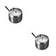 thumbnail image 1 of Tarro de especias Injueey de Acero inoxidable con cuchara y tapa Plata Tipo 2 S, 1 of 6