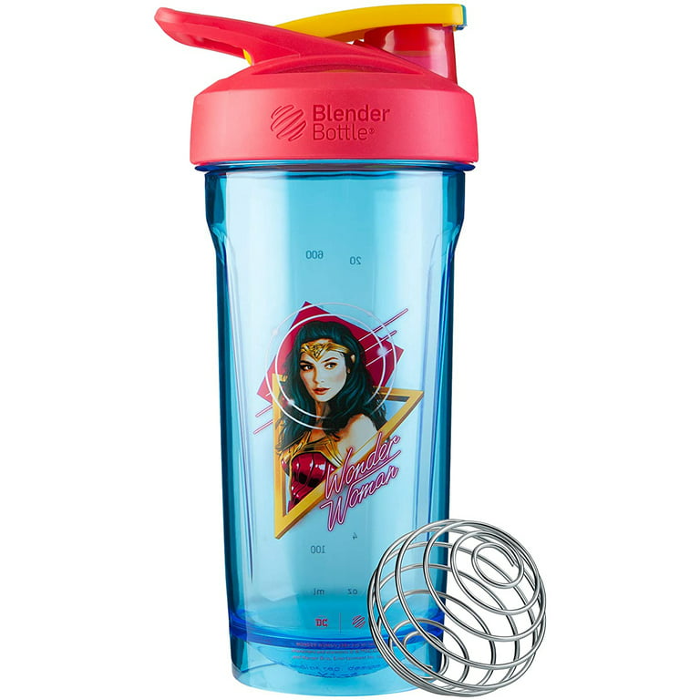 Blender Bottle Wonder Woman 1984 Strada Tritan 28 oz. Shaker Cup - Blue 