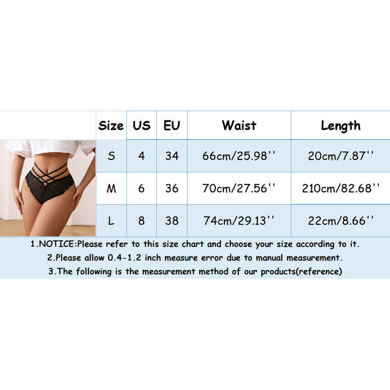 Aayomet Boxer Briefs For Women Underwear Waist T Bow Pants Lace
