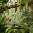thumbnail image 4 of TIELUTT Winter Springtime Shaped Hanging Bird Feeder Bird Feeders For Outdoors Hanging Suitable For Outdoor Proof Suet Feeder Small Squirrel Feeder Standing Feeder Trays for outside Window Mount Feed, 4 of 4