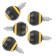 thumbnail image 3 of Pull Pin Spring Knob, Fitness Pop Pull Pin Knob, Spherical Design   Fitness Pop Pin 5 PCS Injection Molding Technology Bicycles For Exercise Bikes Black And Yellow, 3 of 8