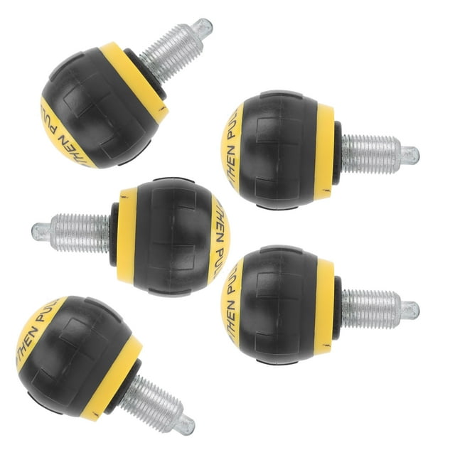 5 Pcs 50x45mm Poignée D\'entraînement Physique, Bouton de Libération en Carton Synthétique à Ressort Poignée de Traction Accessoire de Rechange M16noir et Rouge