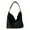 Black, variant on YIEMEEN Practical Faux Suedes Shoulder Bag with Organizational Compartments for Females