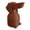 brown, variant on Dog Head Trailer Hitches Cover Weather Resistant Car Accessory Trailer Coupling Cover Tow Hitches Caps