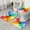 Colorful Ink Pattern, variant on Tie Dye Heart Accent Mandala Pattern Bathroom Rugs Sets 3 Piece,Toilet Cover Set,Absorbent Non Slip Bathroom Mats Sets with U-Shaped Contour Rug Toilet Rug Set