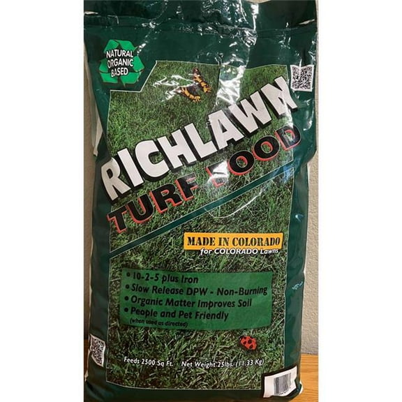 Richlawn Organic-Based Turf Food Fertilizer, 25 Lb.