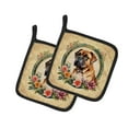 thumbnail image 3 of Carolines Treasures DAC2141PTHD 0.3 x 7.5 x 7.5 in. German Shepherd & Flowers Pot Holders, Set of 2, 3 of 60