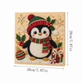 thumbnail image 3 of DIY Christmas Pearl Diamond Painting Art Kit, Christmas Pearl Beads Art Craft for Adults Beginner, Gemstone Diamond Dots Beads for Home Wall Decor (christmas kit-penguin), 3 of 4