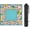 Pink Orange Lemon, variant on Blue and Yellow Summer Mahjong Mat with Rules – 31.5x31.5 Inch Non-Slip Noise Reduction Gaming Mat with Carrying Bag, Soft Surface for Mahjong, Poker, Board Games & Dominoes