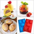 thumbnail image 3 of KAIYANG 3 paquetes de 5 cavidades de moldes de silicona para huevos de Pascua, molde para hornear pasteles, 3 of 5