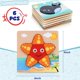 thumbnail image 5 of Puzles de madera para niños pequeños Lovestown Montessori Sea Animal x6, 5 of 7