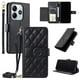 thumbnail image 5 of Funda tipo billetera GANGXUN para Xiaomi Redmi Note 14 5G – Tapa abatible con correa para mujer, 5 of 5