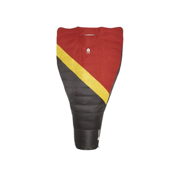 Sierra Designs Nitro Quilt 800F 20 Degrees Sleeping Bags, Red/Yellow/Peat, Regular