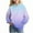 Sky Blue, variant on BFHHYA Kids Gradient Color Hoodie Boys Girls Cat Ear Hooded Long Sleeve Sweatshirt Solid Casual Athletic Pullover Top for Family Trips(3-14Y)