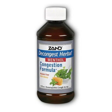 Decongest Herbal Cough Syrup Menthol Zand 8 oz (Best Menthol E Liquid Concentrate)