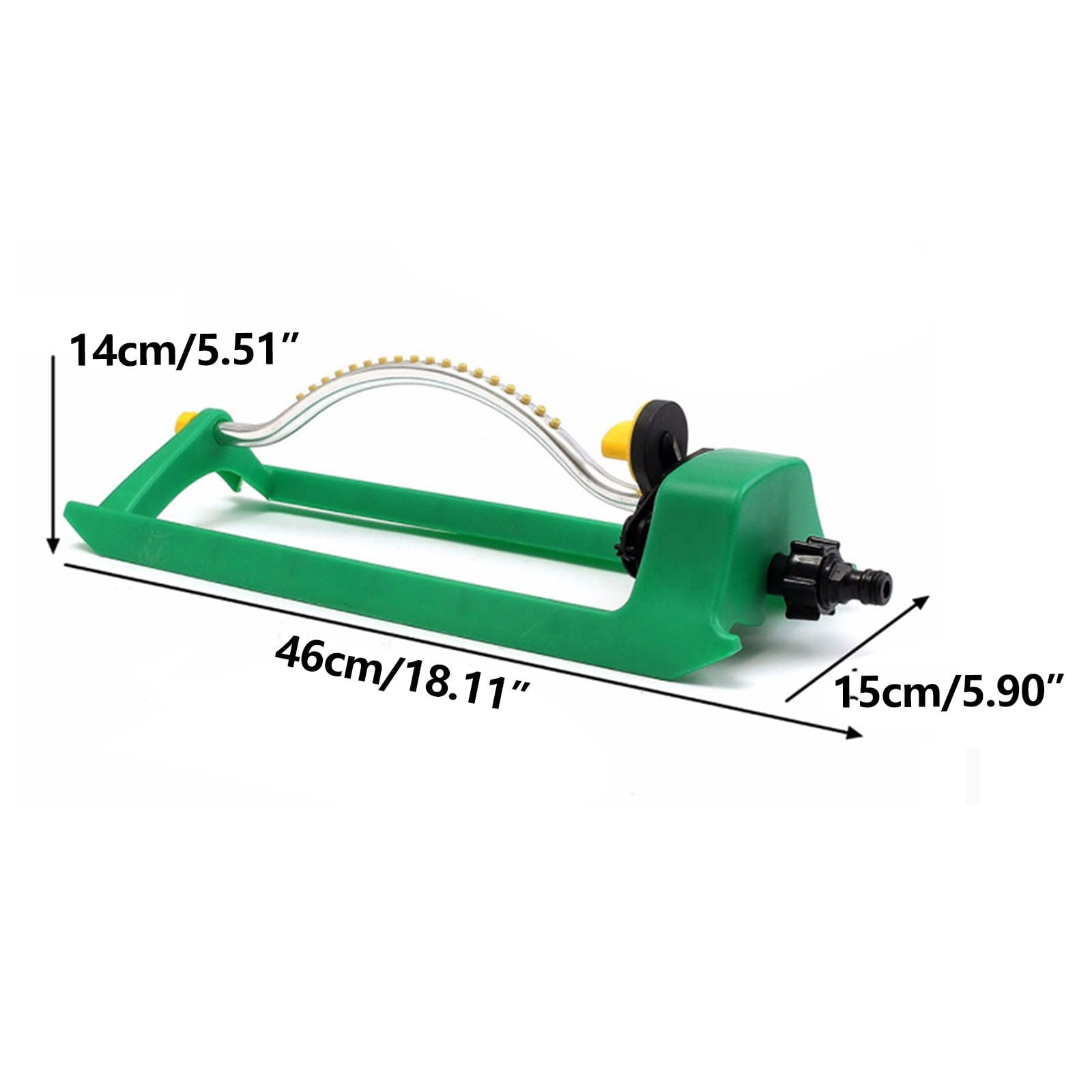Matoen Lawn & Garden Essential Oscillating Sprinkler, Water Sprinkler for Yard,Covers up to 3,600 sq. ft., Heavy Weight Base
