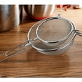 thumbnail image 2 of Stainless Steel Mesh Strainer Long Handle Scoop Slotted Ladle Food Serving Colander For Noodles Dumplings (8 Inches Single Layer), 2 of 8