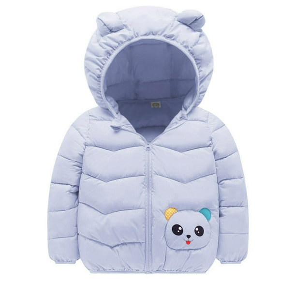 nsendm Big Kid outerwear Winter Coats for Toddler Toddler Kids Baby Boys Girls Winter Warm Cartoon Panda Prints Coats Warmest Boys Winter Boys Clothes