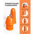 thumbnail image 4 of Thumb Knife, 12 Pack Silicone Thumb Knife Thumb Protector Harvesting Tool, Small Garden Tool Set for Vegetable, Plant, Fruit Picking and Finger Protector, 4 of 5