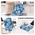 thumbnail image 3 of Sikiie Leaves And Flowers Waffle Weave Kitchen Dish Cloth,Super Absorbent Kitchen Dish Towels 16*26 Inches for Dish Rags Washing Dishes, Drying Dishes, 3 of 7