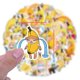 thumbnail image 3 of Pegatinas Bananas Cats de vinilo impermeables con forma de anime, 50 unidades/lote, 3 of 4