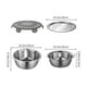 thumbnail image 3 of Stainless Steel Basin Kitchen Multifunctional Vegetable Washing Basin Household Vegetable Washing Grater Basin Soup Basin Four Piece SetFeatures:Quantity: 1 pcMaterial: Stainless steelColor: Sil, 3 of 6