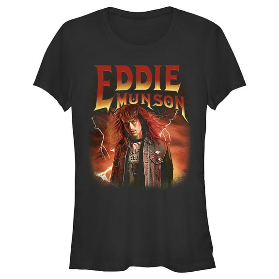 Netflix Junior's Stranger Things Eddie Munson Metalhead Graphic T-Shirt