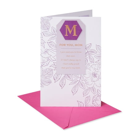 American Greetings Mother's Day Card (Floral)