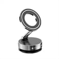 thumbnail image 1 of Soporte Magnético para Coche con Ventosa Fuerte y Plegable con Bisagras de Metal para Teléfono Móvil, Color Plateado, 1 of 5