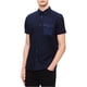 thumbnail image 1 of Calvin Klein Camisa con botones de un solo bolsillo para hombre, azul, grande Calvin Klein  Botones al frente, 1 of 1