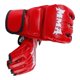 thumbnail image 3 of Guantes de MMA, guantes de kickboxing con dedos y palmas abiertas, guantes de entrenamiento para artes marciales. Rojo, 3 of 6