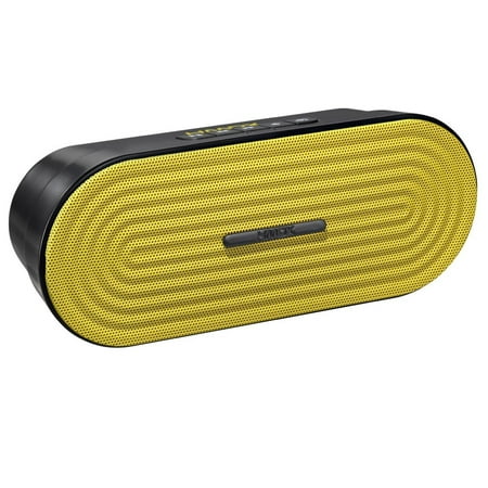 HMDX Rave Portable Rechargeable Wireless Speaker, Yellow