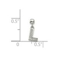 thumbnail image 3 of White Sterling Silver Charm Pendant Themed 11.9 mm 5, 3 of 3