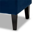 thumbnail image 6 of Bowery Hill Tufted Velvet and Wood Bench in Royal Blue, 6 of 9