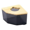 thumbnail image 2 of DOLITY Hamster Bath Toilet Pet Bathroom s Toilet for Mice Ferret Chinchilla gray, 2 of 8
