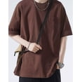 thumbnail image 3 of Playera Hombre Hiphop Oversize Moda Manga Corta Pure Color, 3 of 5