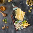 thumbnail image 5 of Industrial Cutting Board, Worn out Look Gate Entrance in the Grungy Structure Rustic Architecture, Tempered Glass Cutting and Serving Board, Wine Bottle Shape, Orange Grey White, by Ambesonne, 5 of 5