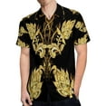 thumbnail image 4 of High Quality Hawaiian Shirts for Men Short Sleeve Aloha Beach Shirt Floral Summer Casual Button Down Shirts Blouses HICDCD, 4 of 7