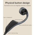 thumbnail image 2 of Auriculares Abiertos, nducción ósea Auriculares Inalámbricos Bluetooth con Micrófono para Deportes, Conducción, Hogar Y Oficina, Reuniones en Lín Sunnimix auriculares, 2 of 8