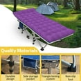 thumbnail image 6 of 2 Pack Camping Cot with Comfortable Mattress 2 Person Camping Bed Cots for Sleeping Sleeping Cot Folding Cot Heavy Duty with Carry Bag for Home Outdoor Travel, 6 of 6