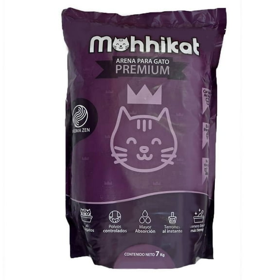 Arena para Gato Mohhikat Premium 7 Kg