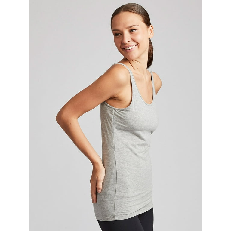 DAKIMOE 3 Packs Tank Top for Women with Build in Shelf Bra