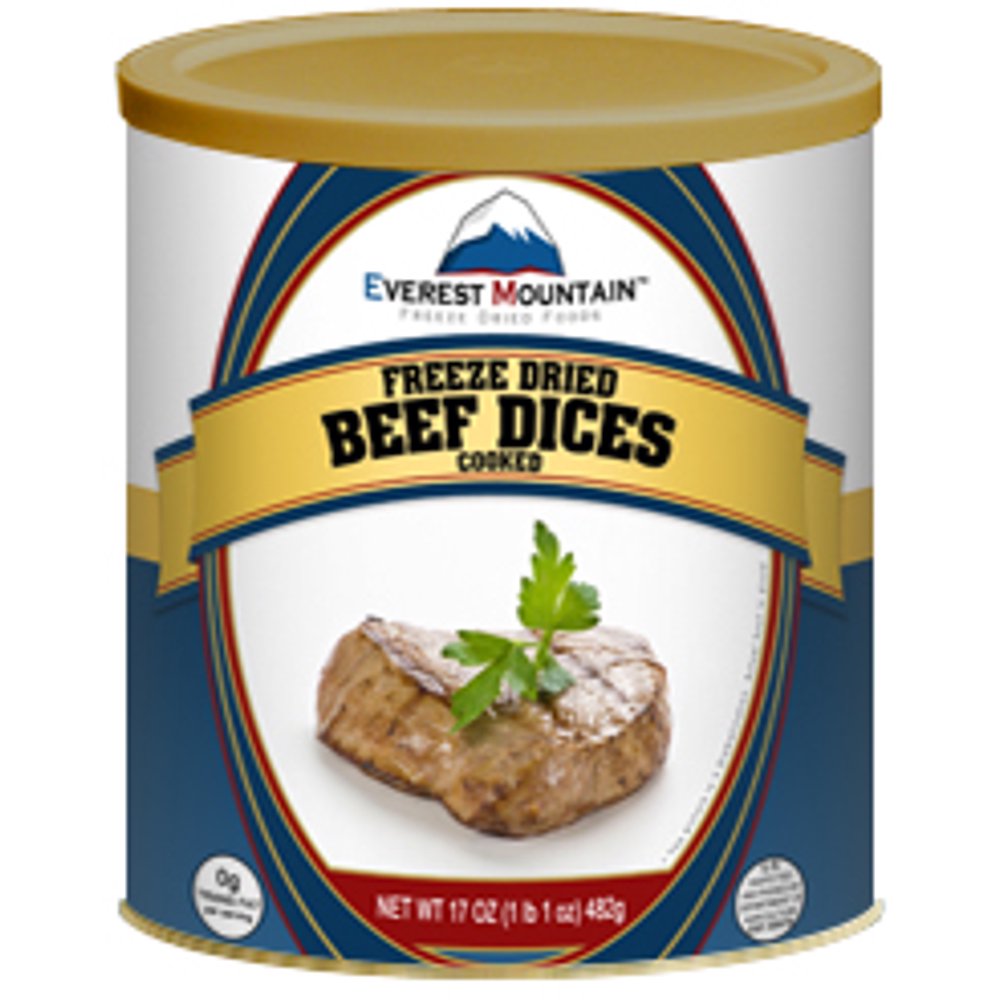 Fresh and Honest Foods Freeze Dried Beef Dices 17 OZ 10 Can Walmart
