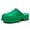 Green, variant on Womens Platform Mules Slip On Sandals Closed Toe Clogs Non-Slip Thick Sole Waterproof Slippers