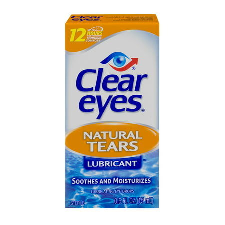 Clear Eyes Natural Tears Lubricant Eye Drops (Best Natural Eye Drops For Dry Eyes)
