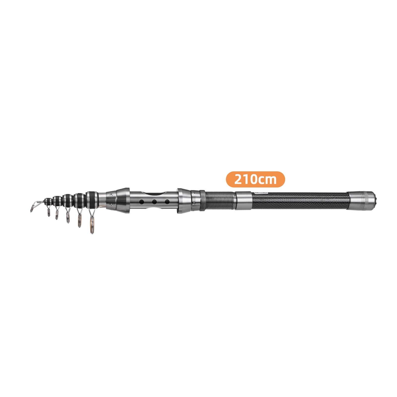 Sorven telescoping fishing rods Sea Fishing Pole Combo Set 2PCS Rod and Reel Telescopic Fishing Rod Carbon Fiber Reels Fishing Accessories 2.1m