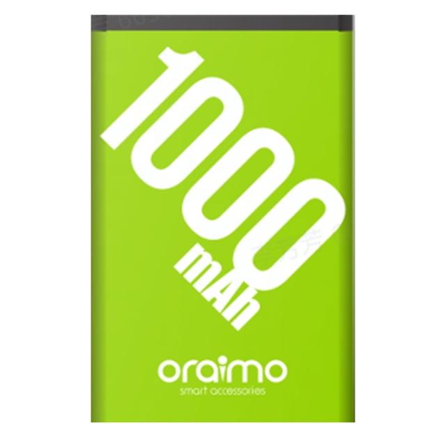 Oraimo Oraimo BL-5CAR-I Batterie Portable 1000mAh en Noir - Solution Compacte