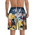 thumbnail image 3 of Looney Tunes Cartoons Mens Swim Trunks Quick Dry Board Shorts With Mesh Lining, Beach Shorts Swimwear Bathing Suits, 3 of 7